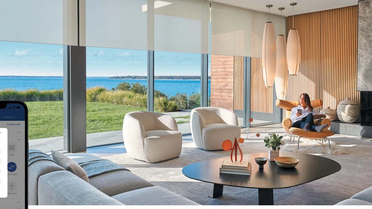 Automação Lutron incorporada ao projeto de interiores