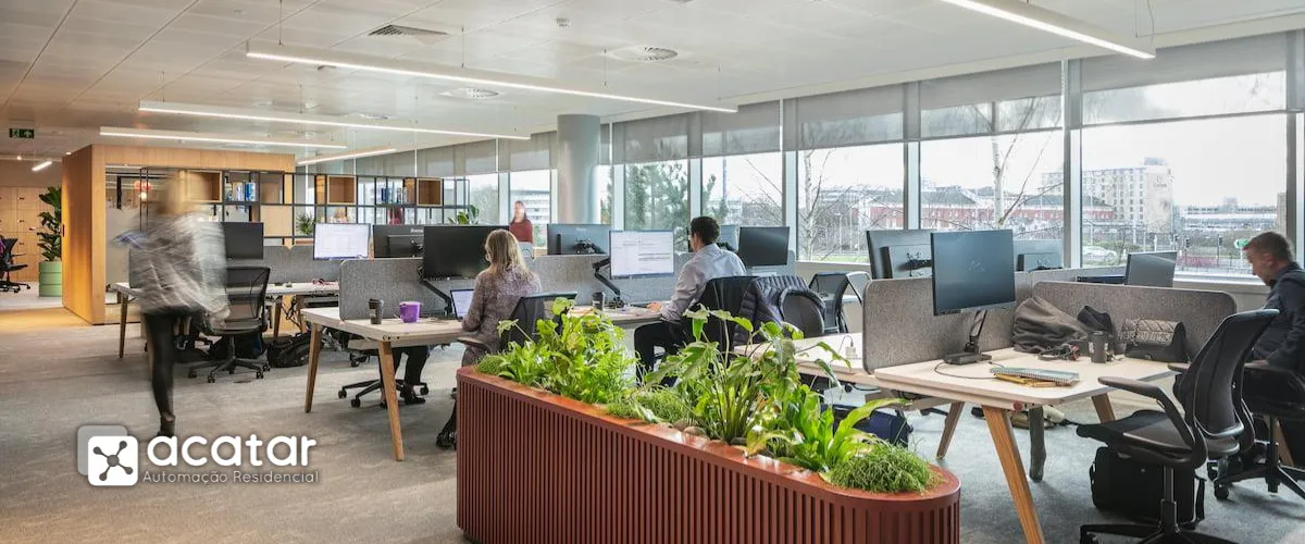 Controle de Iluminação Escritorios