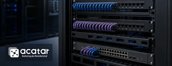 Patch panel em rack