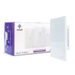 Interruptor Inteligente 2 Tecla Touch 2.5D Zigbee - Caixa Produto