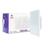 Interruptor Inteligente 2 Tecla Touch 2.5D Zigbee - Caixa Produto