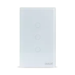 Interruptor Inteligente 2 Tecla Touch 2.5D Zigbee - Frente