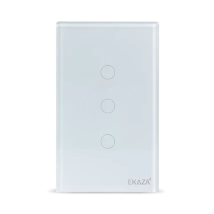 Interruptor Inteligente 2 Tecla Touch 2.5D Zigbee - Frente