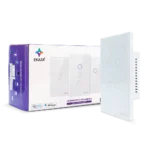 Interruptor Inteligente 2 Tecla Touch 2.5D Zigbee - Caixa Produto