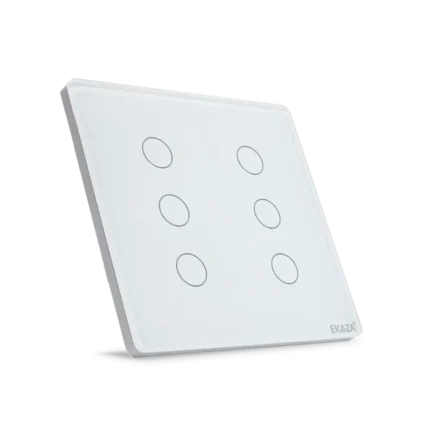 Interruptor Inteligente 4 Teclas Branco 4x4 Touch - Detalhe