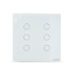 Interruptor Inteligente 4 Teclas Branco 4x4 Touch - Frente