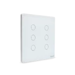Interruptor Inteligente 4 Teclas Branco 4x4 Touch - Lateral Direita