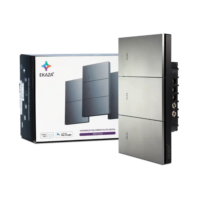 Interruptor inteligente 3 Teclas EKGD-T408-3ZG