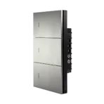 Interruptor inteligente 3 Teclas EKGD-T408-3ZG Lateral Esquerda