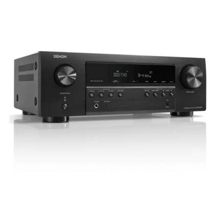 Receiver 5.2 Denon AVR-S570BT com som surround e 8K