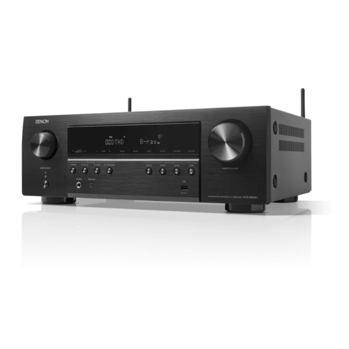 Receiver compatível com streaming multi-room e AirPlay 2.