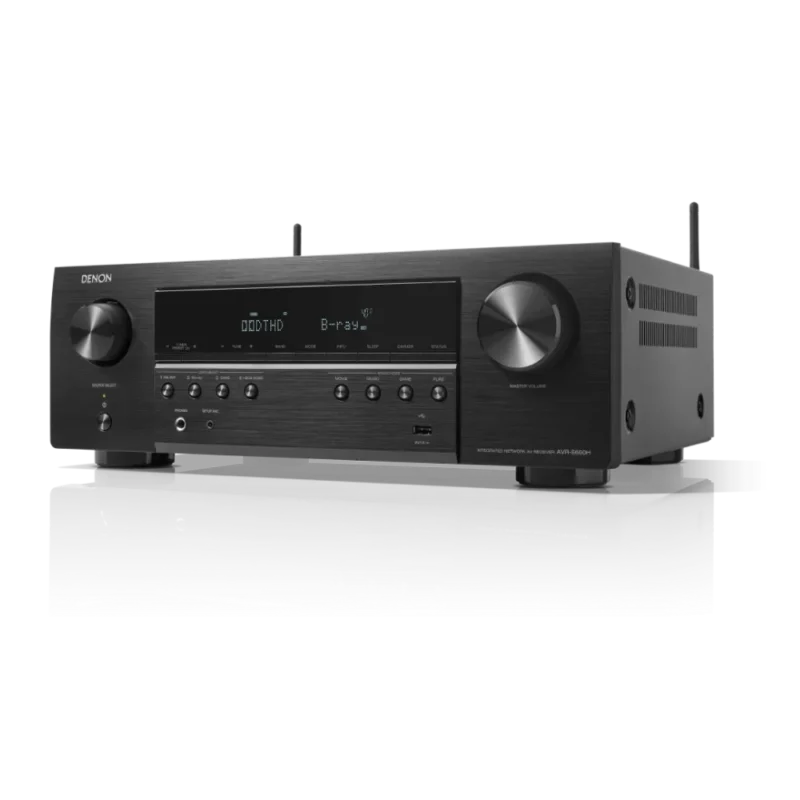 Receiver compatível com streaming multi-room e AirPlay 2.