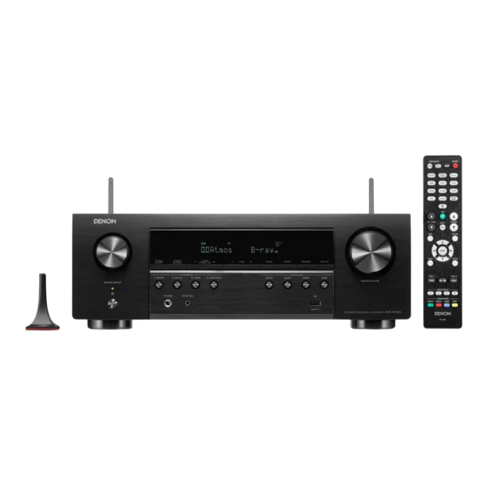 Painel frontal do Receiver Denon AVR-S760H 7.2