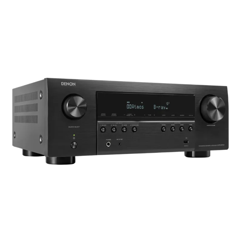 Receiver 7.2 Denon AVR-S970H com 8K e Dolby Atmos