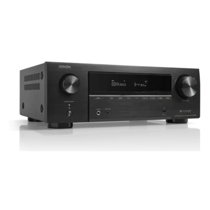 Receiver 7.2 Denon AVR-X1700H Atmos com 8K, Dolby Atmos