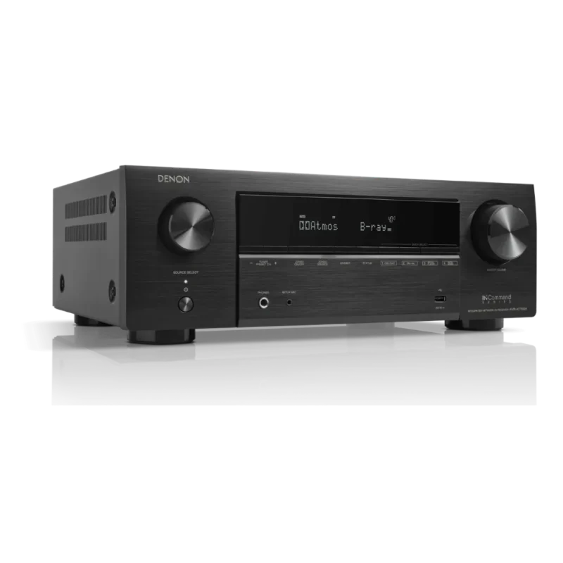 Receiver 7.2 Denon AVR-X1700H Atmos com 8K, Dolby Atmos