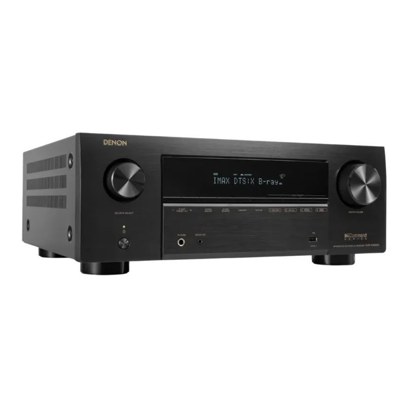 Receiver 9.4 Zona 2 Vídeo Denon AVR-X3800H com 8K, Dolby Atmos
